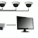 Установка,  монтаж систем видеонаблюдения