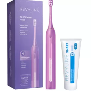 Новая зубная щетка Revyline RL 070 Violet с 4 режимами